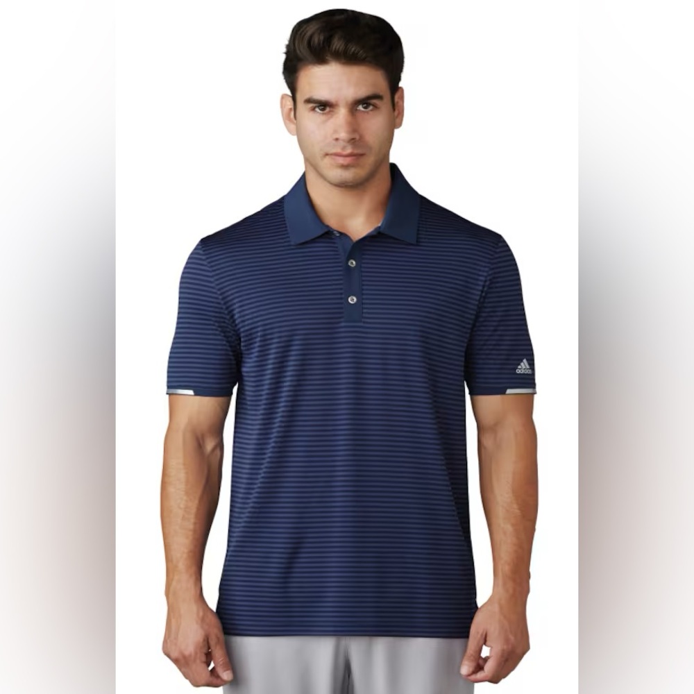 Adidas Climachill Tonal Stripe Polo Shirt